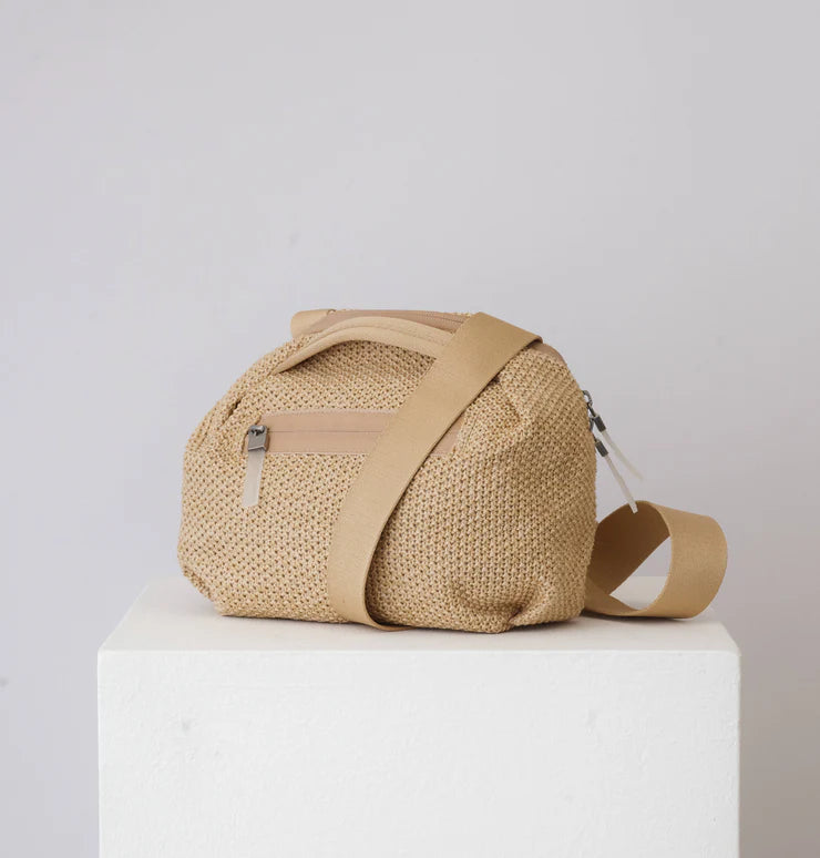 Bonnie Crossbody Bag - Straw
