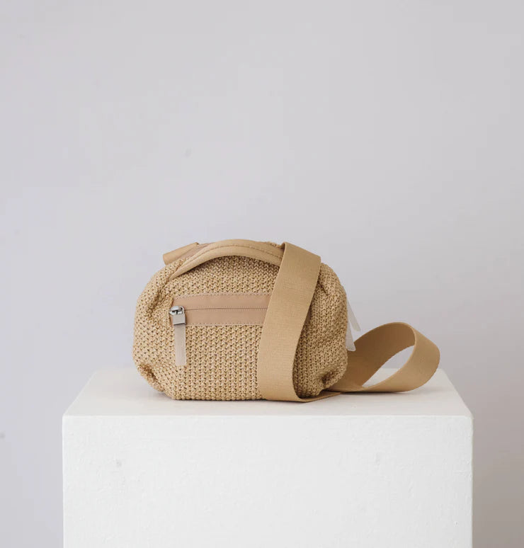 Bonnie Mini Crossbody Bag - Straw