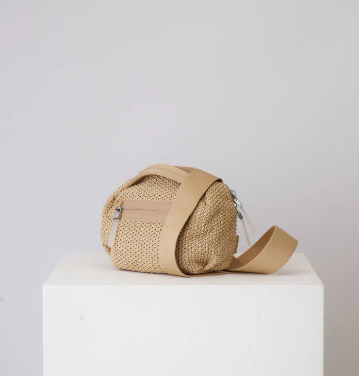 Bonnie Mini Crossbody Bag - Straw