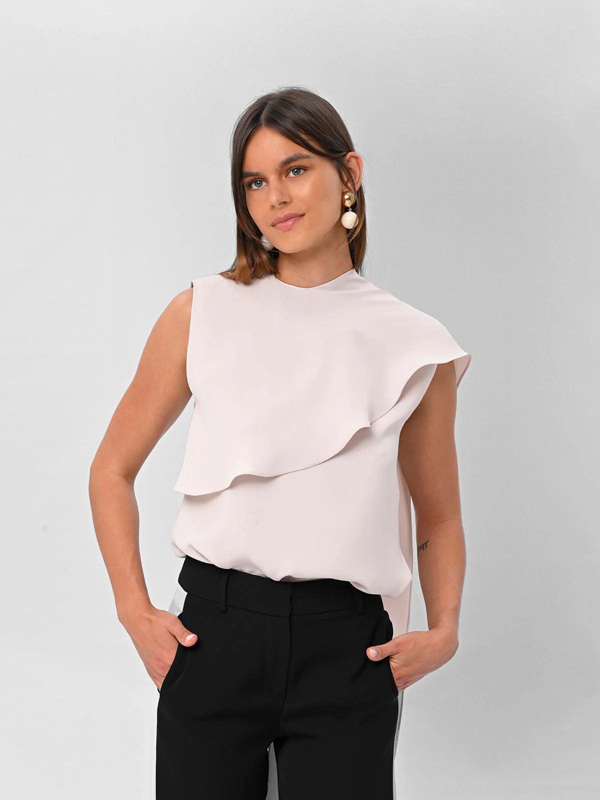 Maya Draped Blouse