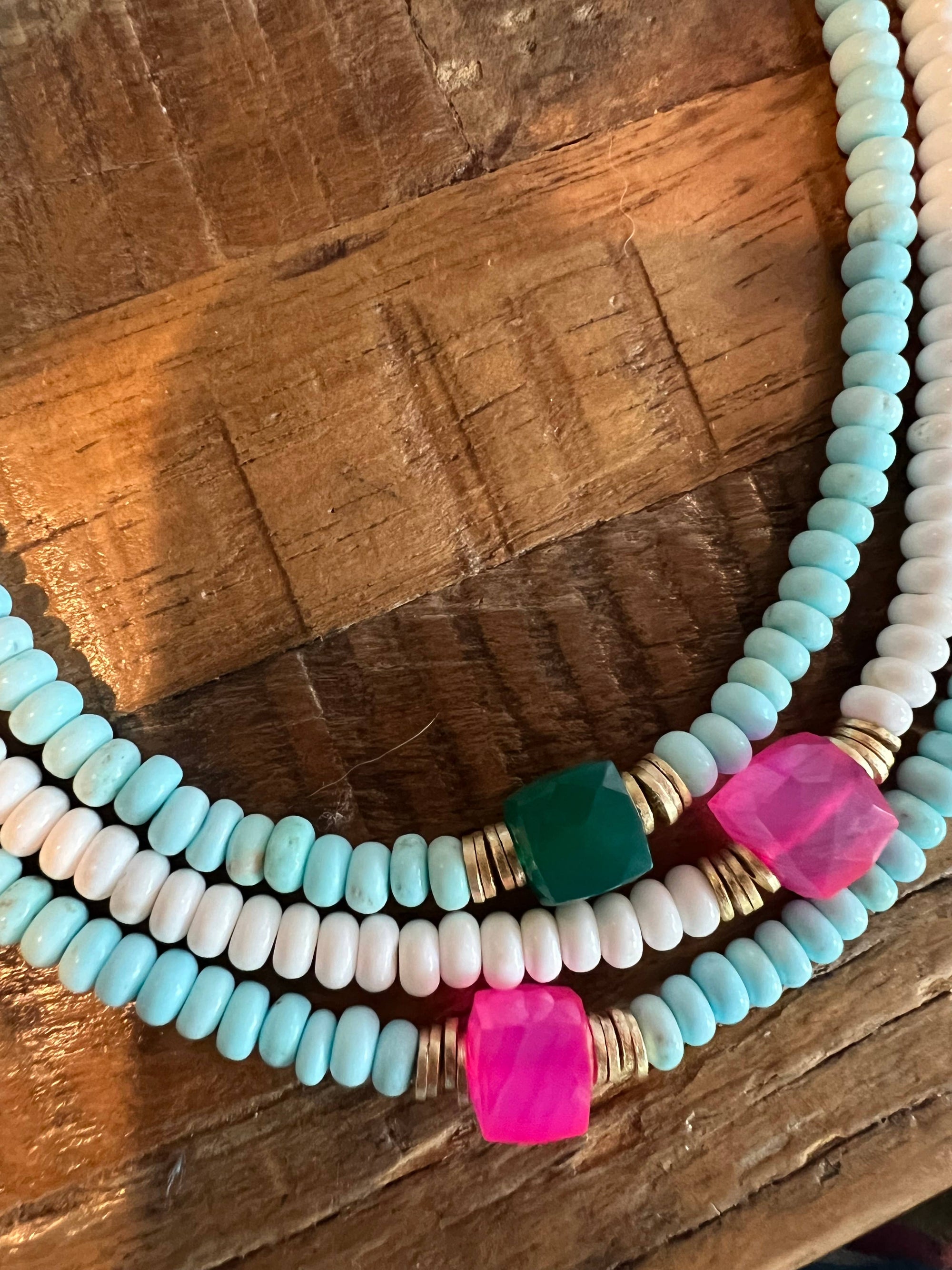 Mykonos Stone Necklace