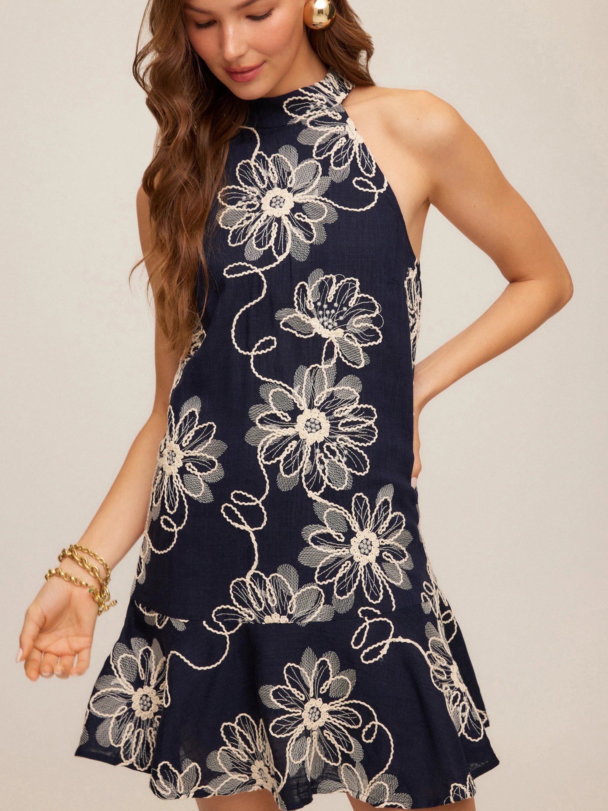 Brenda Embroidered Dress