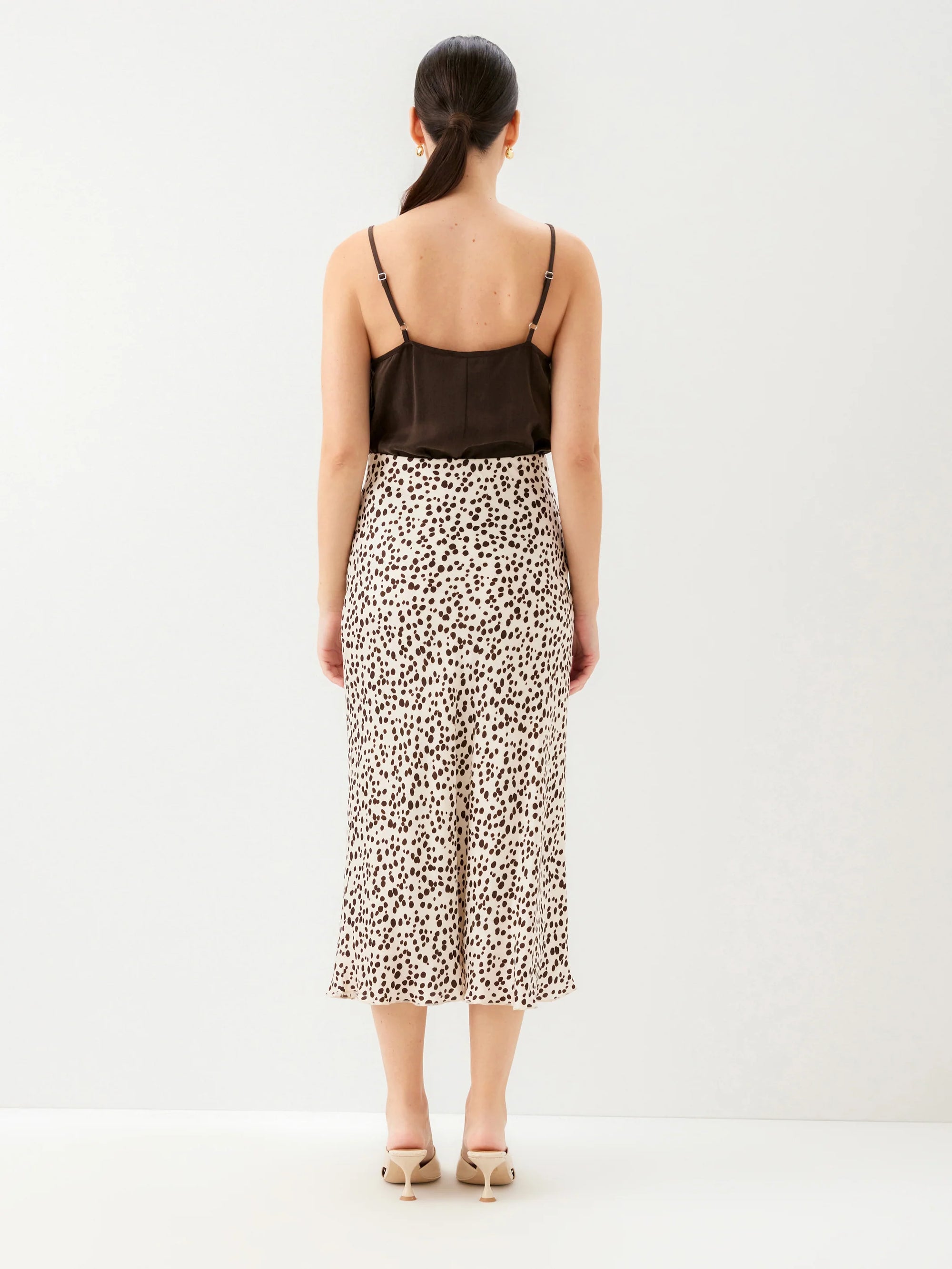 Mia Bias Midi Skirt