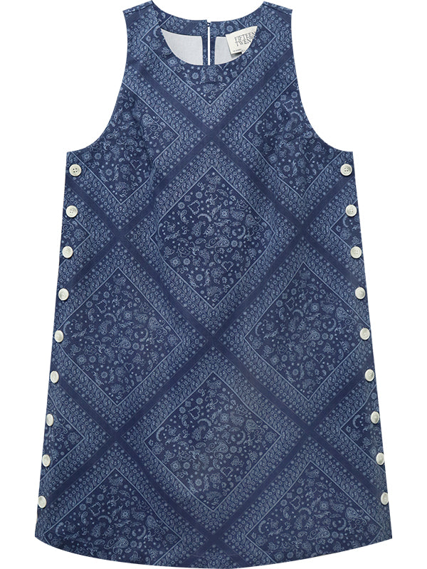 Clarice Side Button Shift Dres