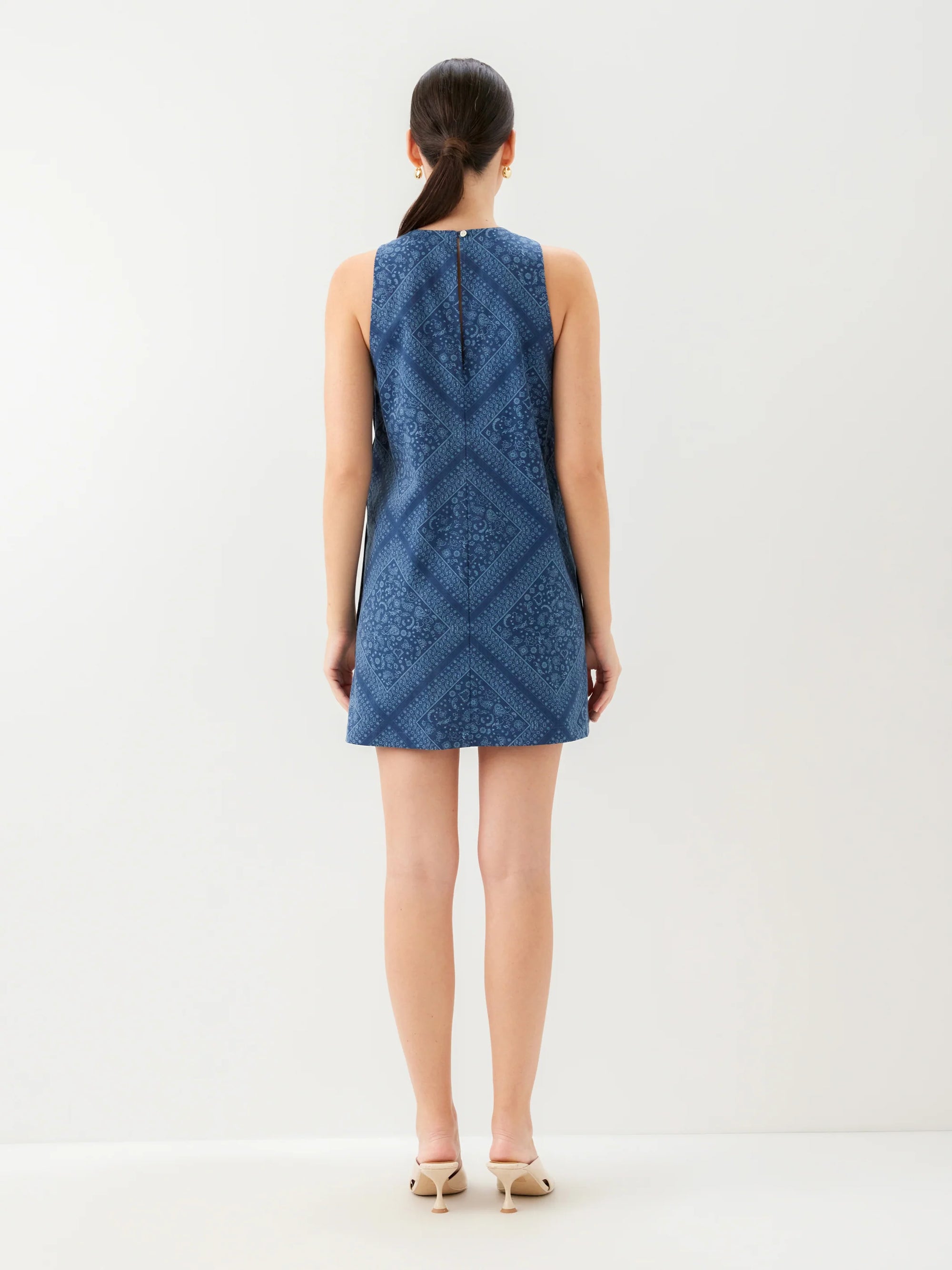 Clarice Side Button Shift Dress