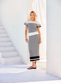 Zoe Crochet Midi Skirt