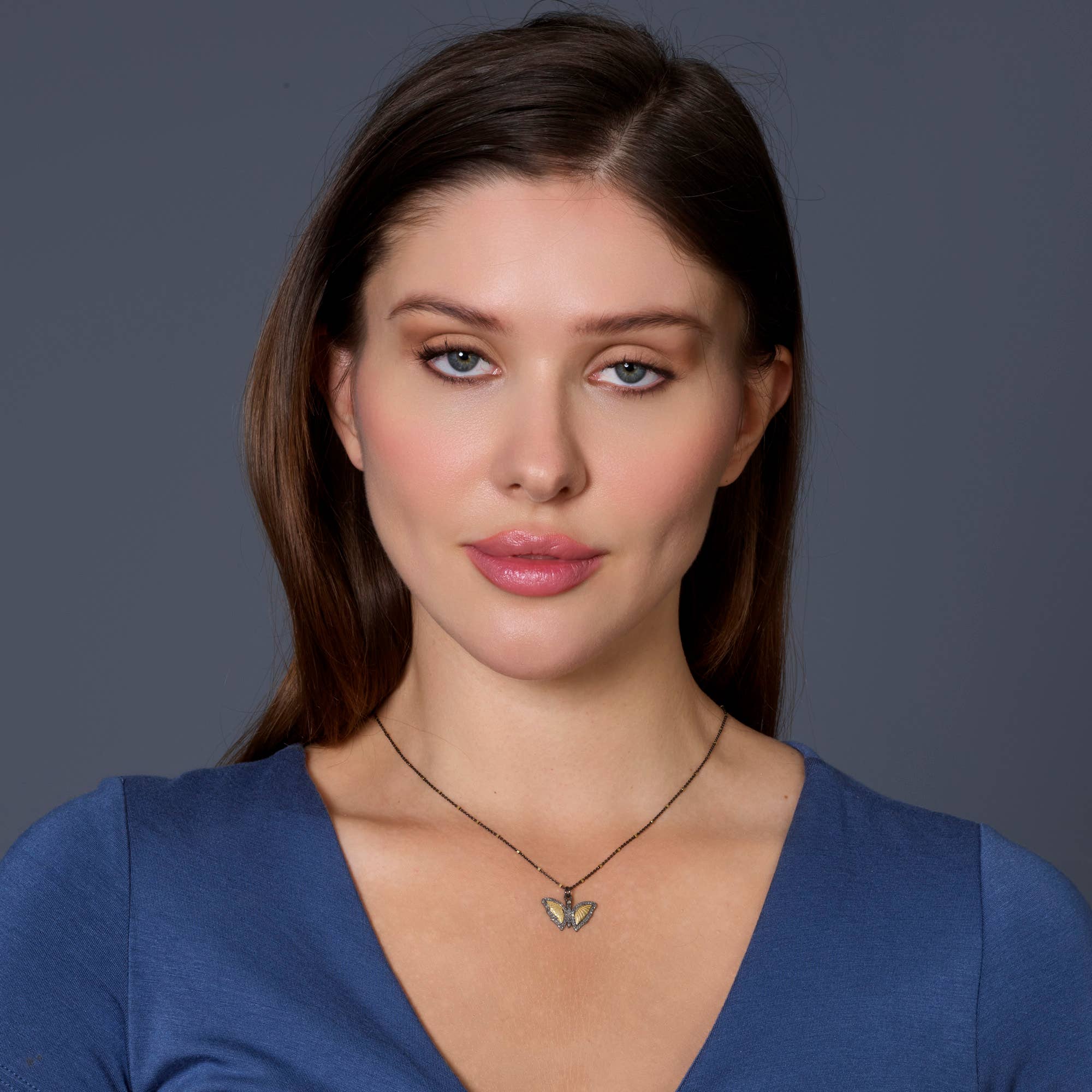 Diamond Butterfly Necklace