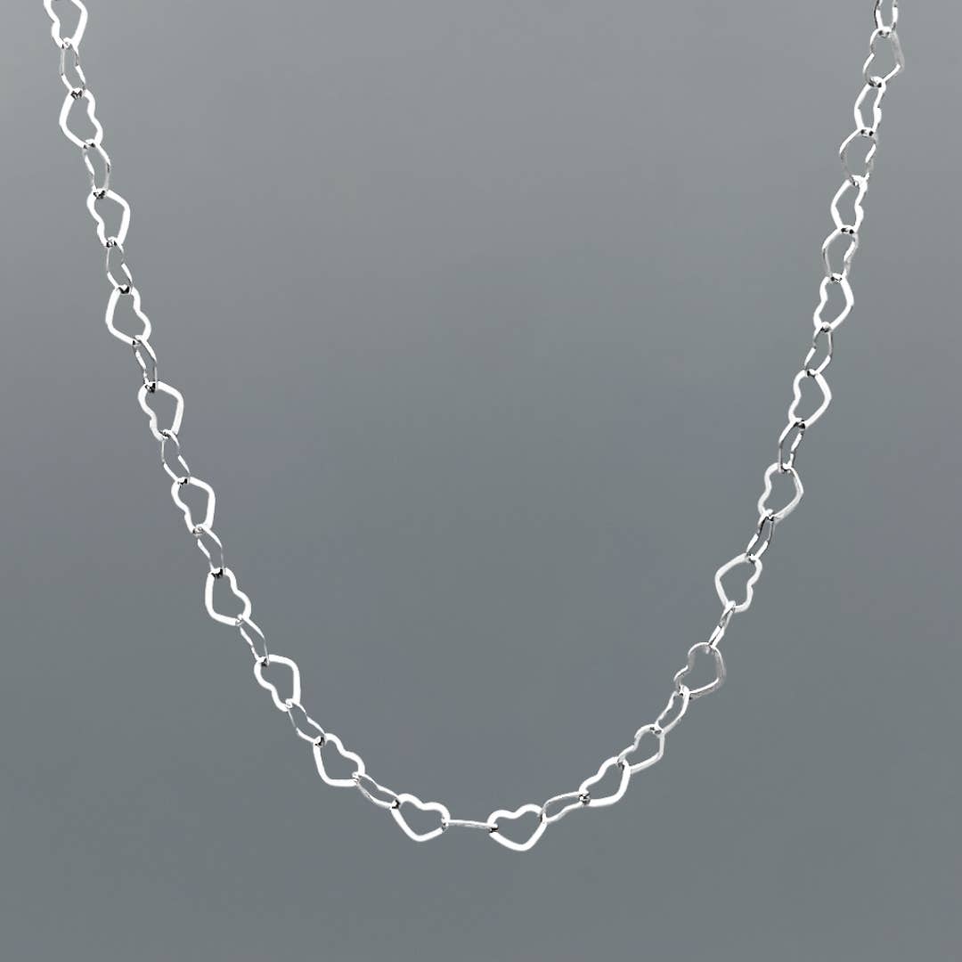 Mini Heart Link Necklace