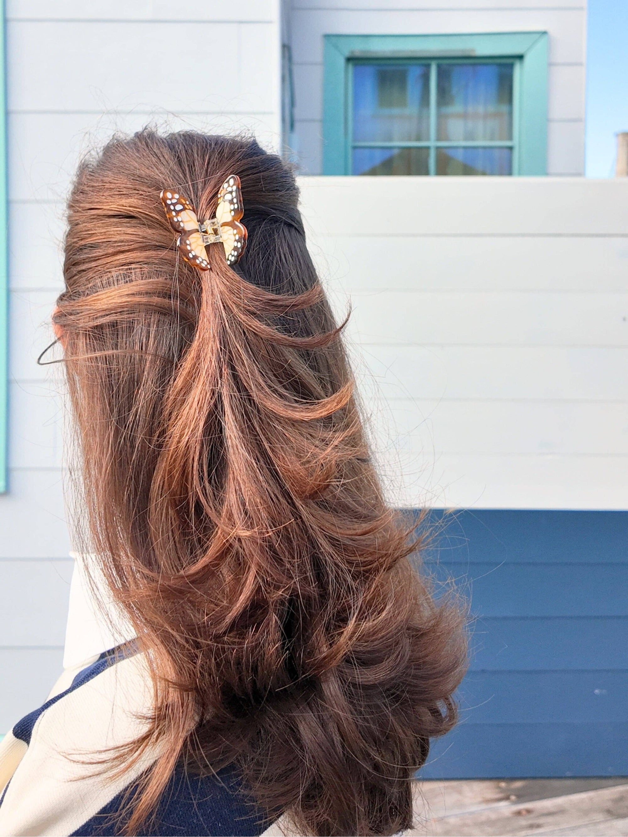 Mini Boho Monarch Claw Hair Clip