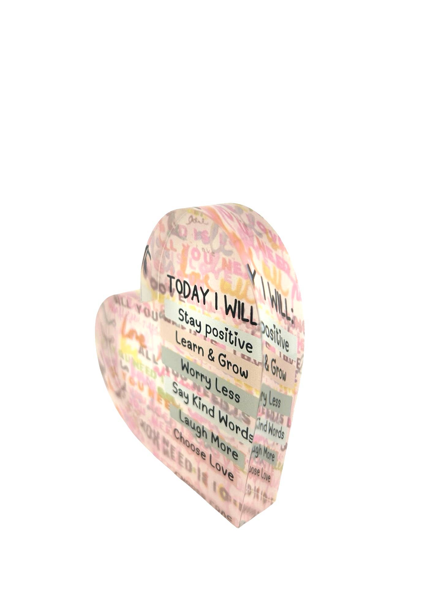 Acrylic Desk L'Objet, Stay Positive