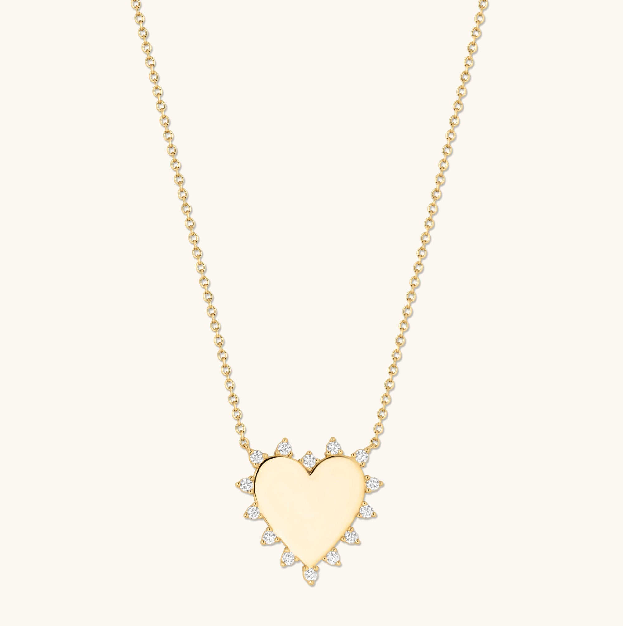 Shara 18K Heart Necklace