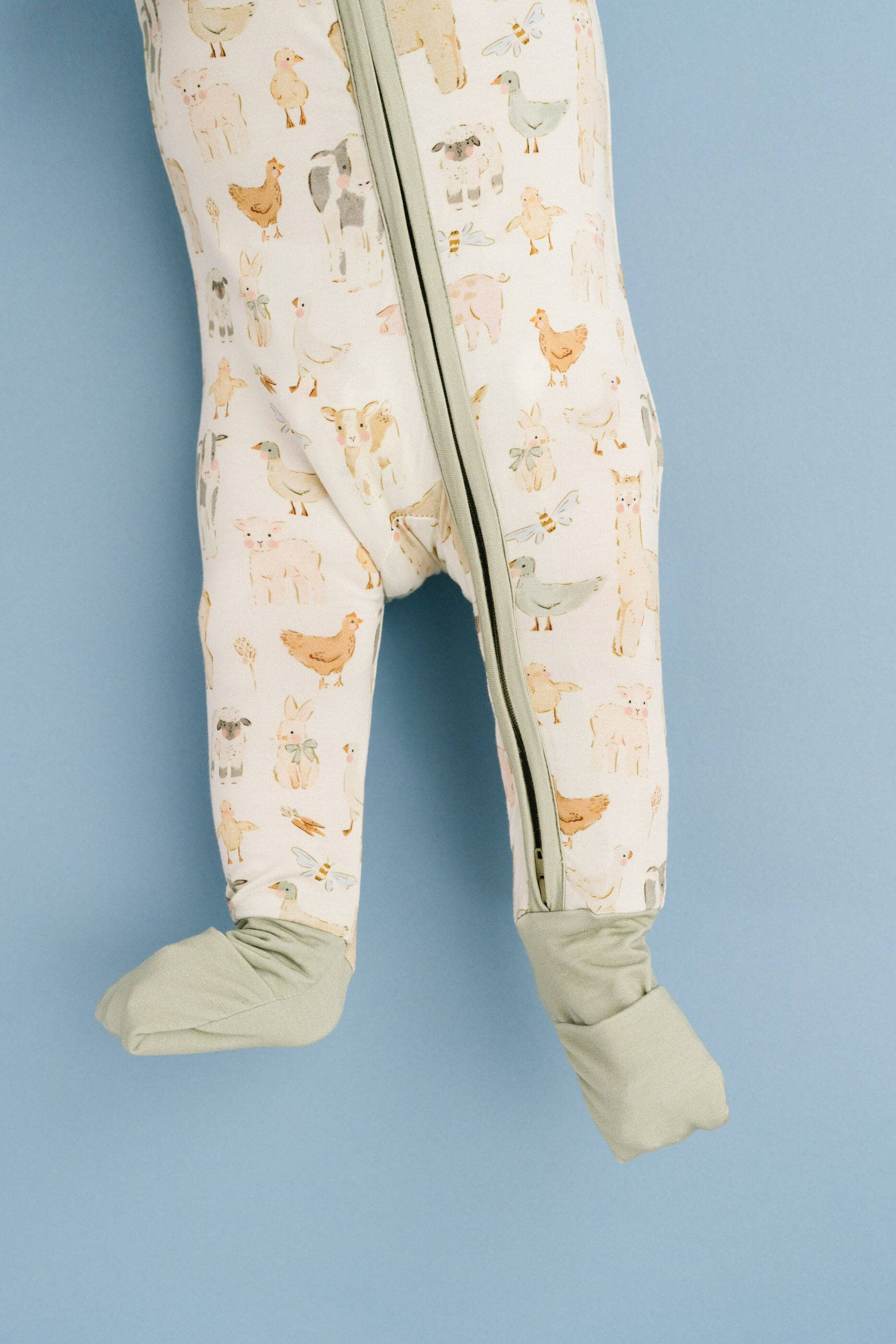 Baby Bamboo Sleeper - Spring Farm