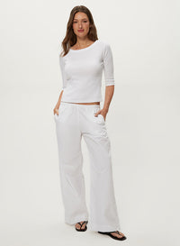 TAYLOR ELASTICATED WIDE LEG PANT