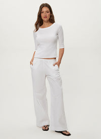 TAYLOR ELASTICATED WIDE LEG PANT