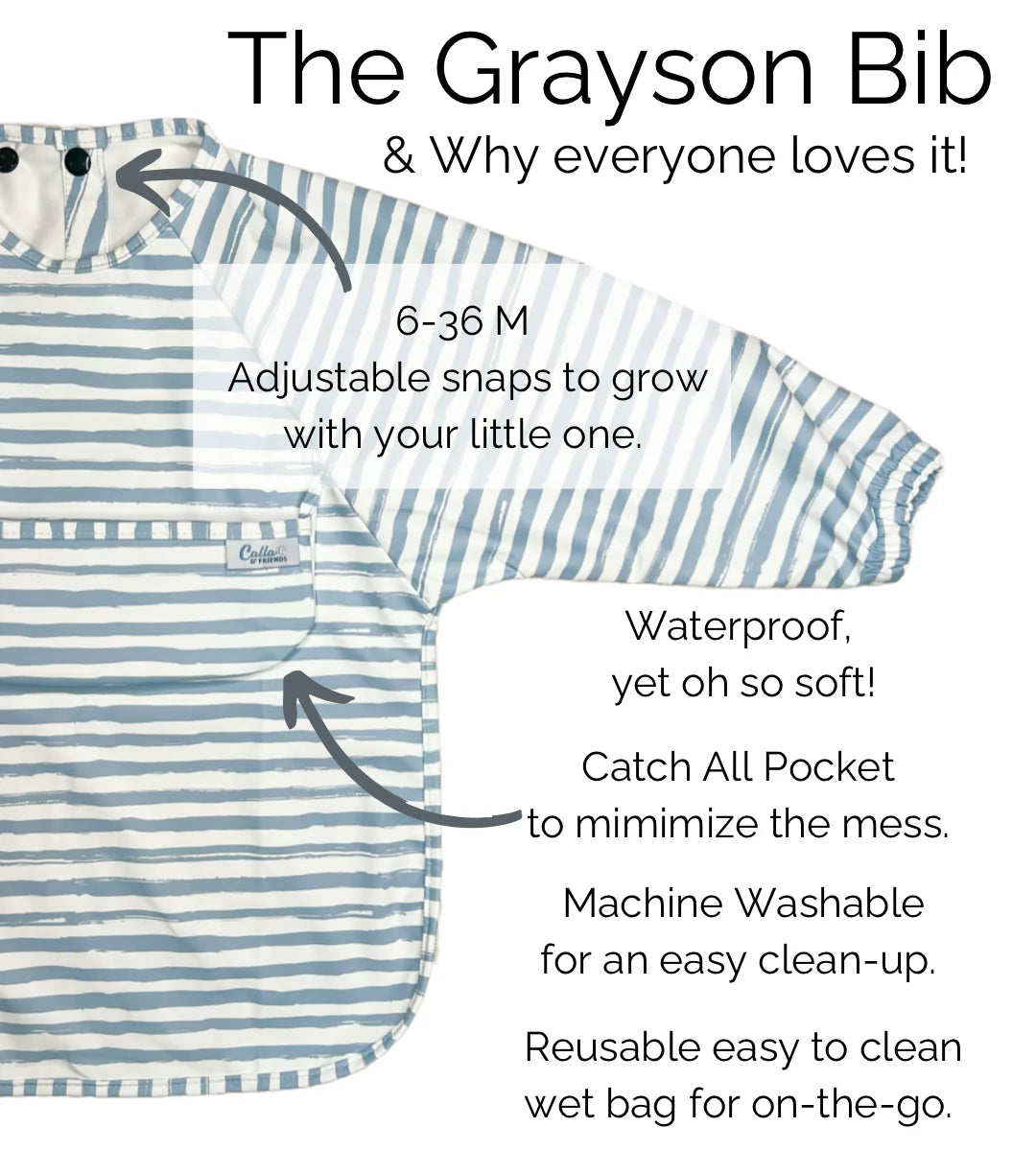 Grayson Long Sleeve Bib