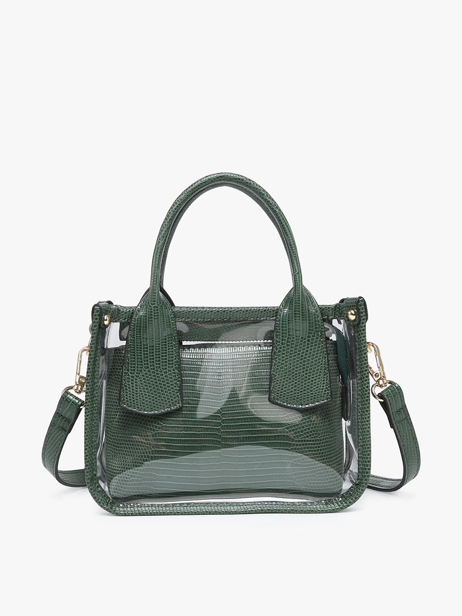 Stacey Clear Satchel Bag