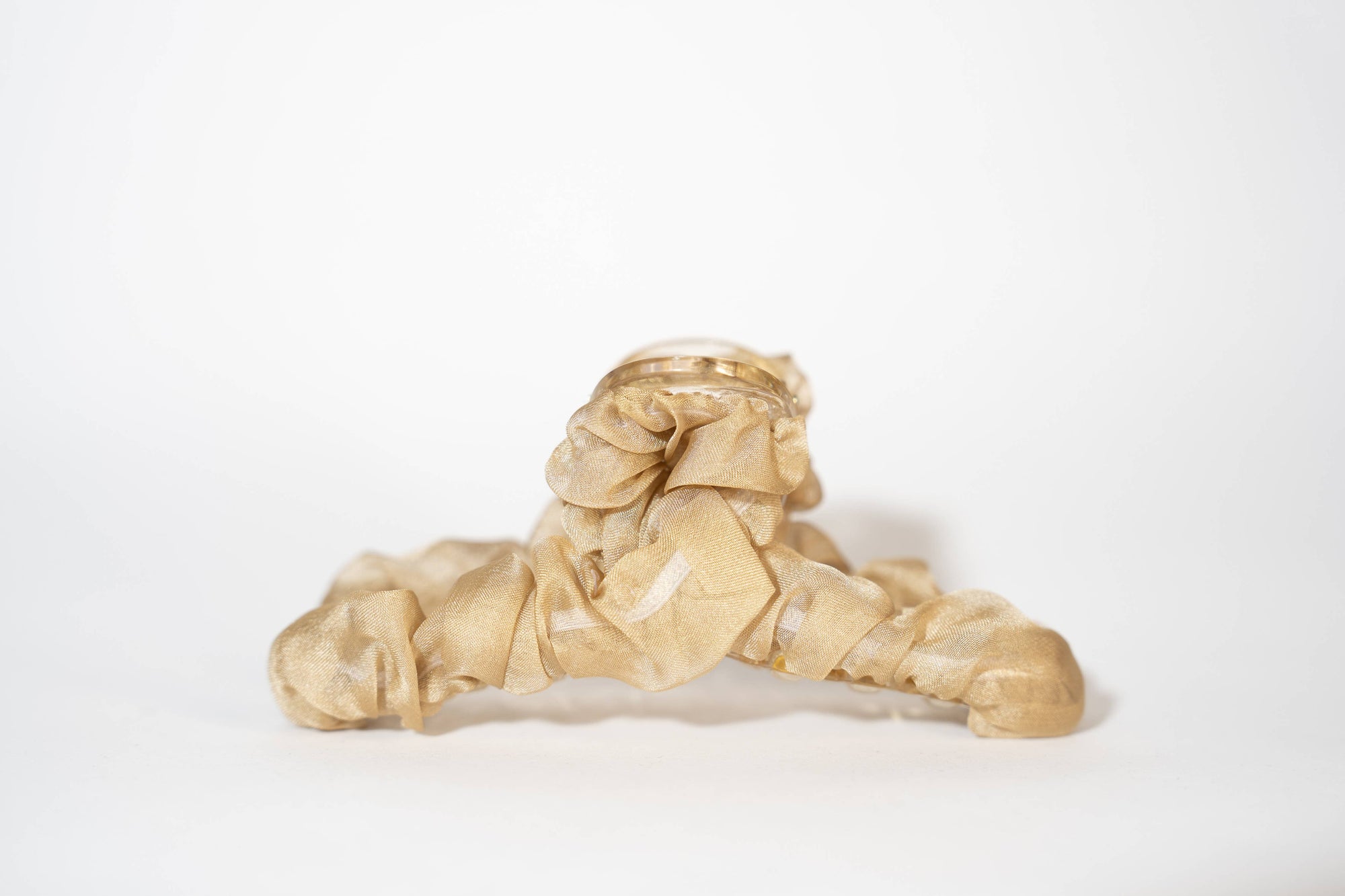 Ruched Organza Claw Clip