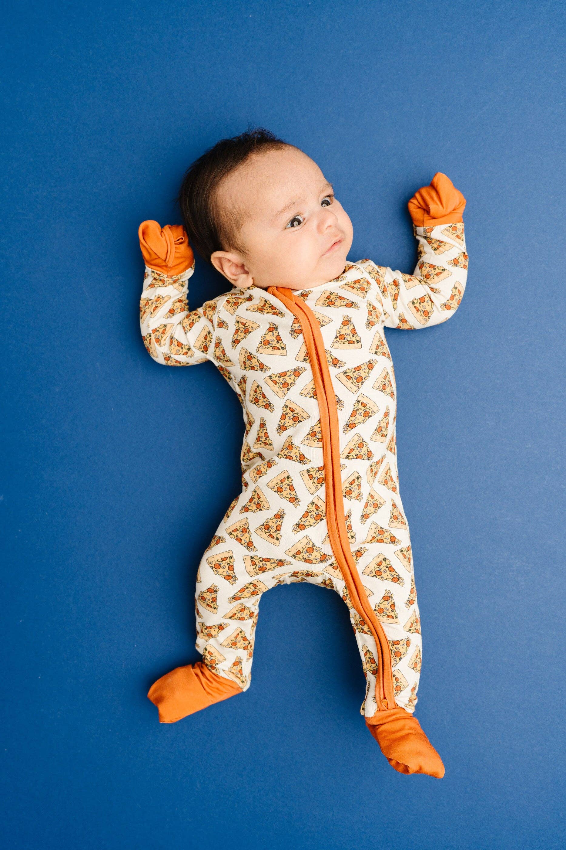 Baby Bamboo Sleeper - Pizza Please