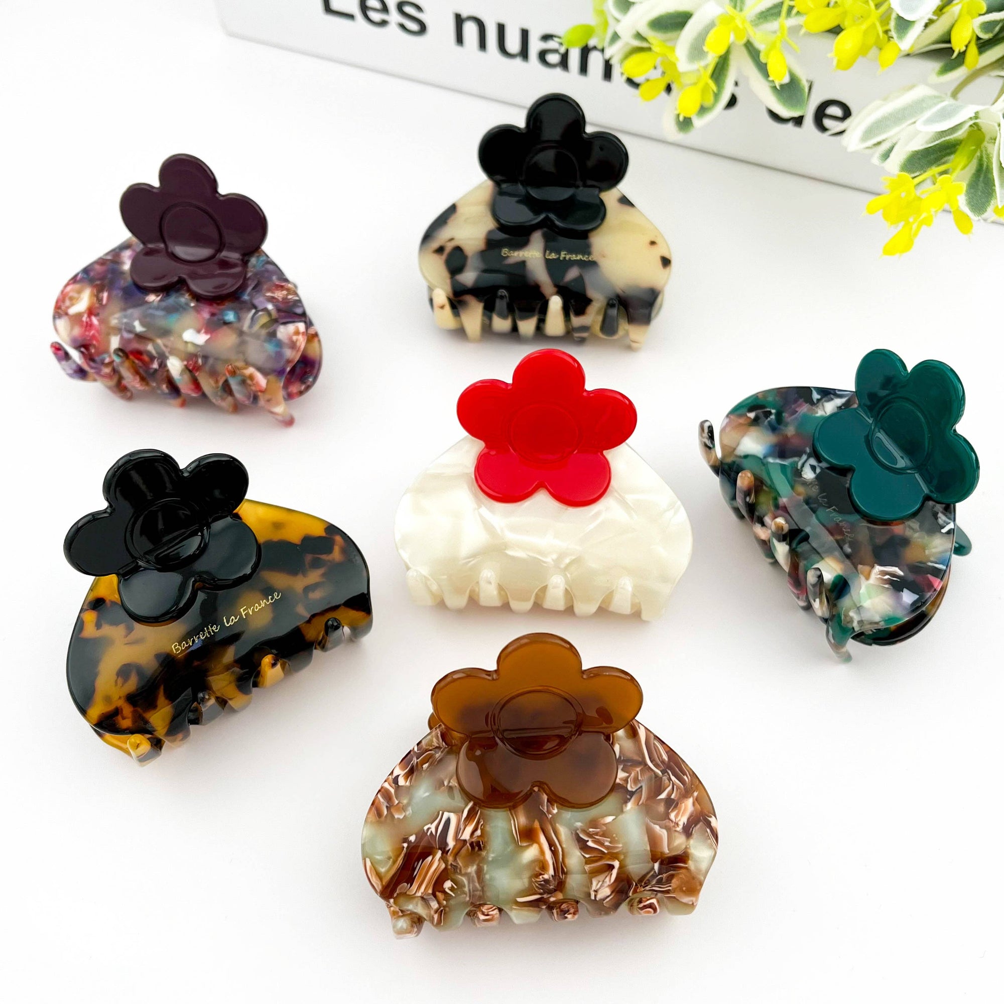 Flower Claw Clip