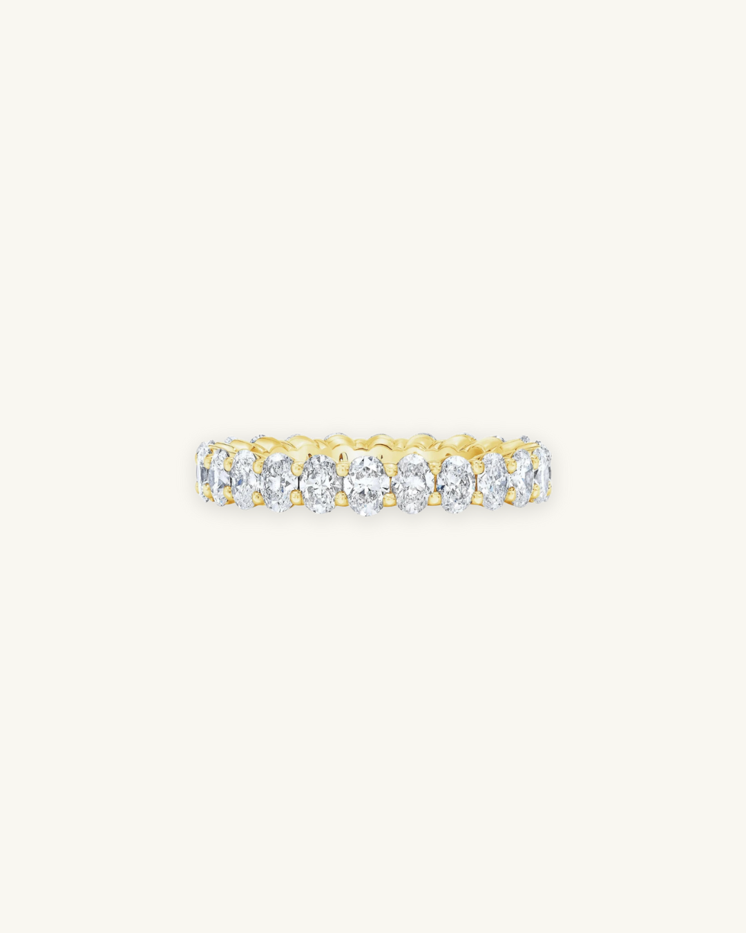 Micro Oval Luxe Eternity Band