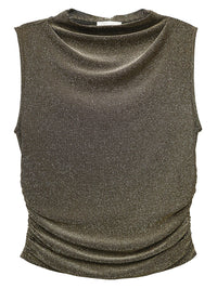 Paige Sleeveless Shirred Top
