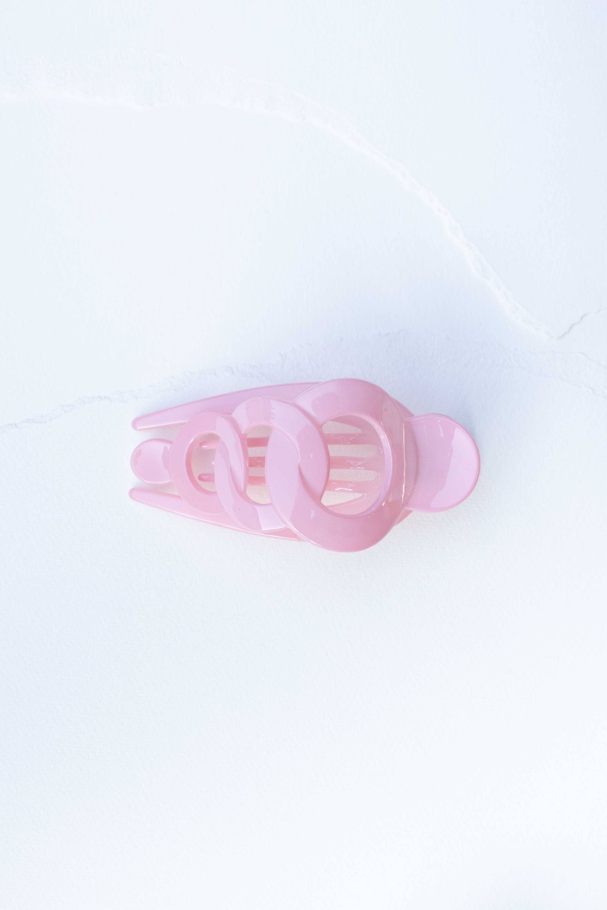 Glossy Geometric Hair Claw Clip