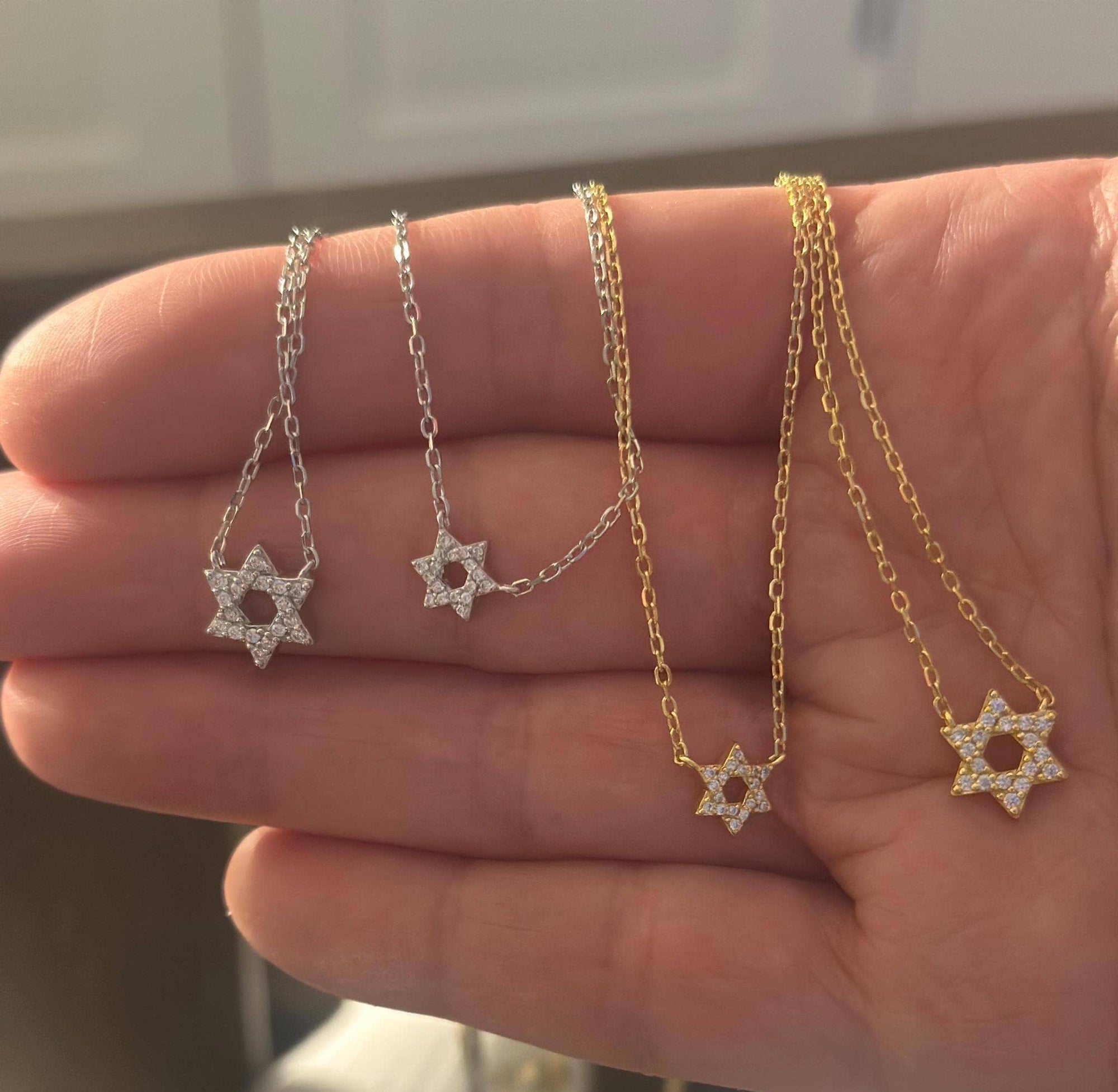 Dainty Star of David Necklace