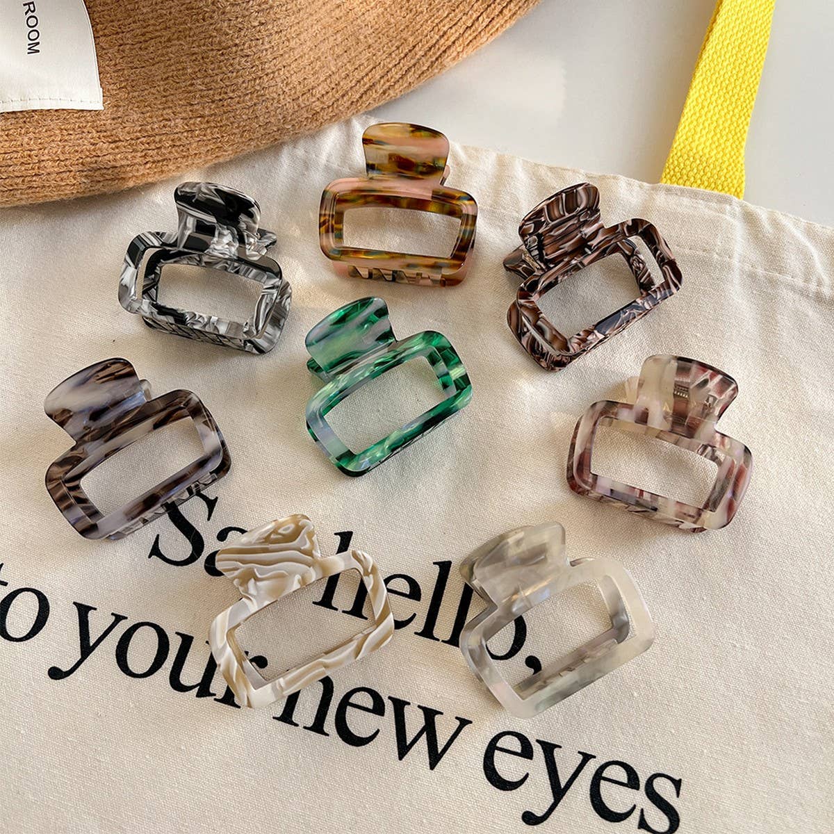 Hollow Square Hair Claw