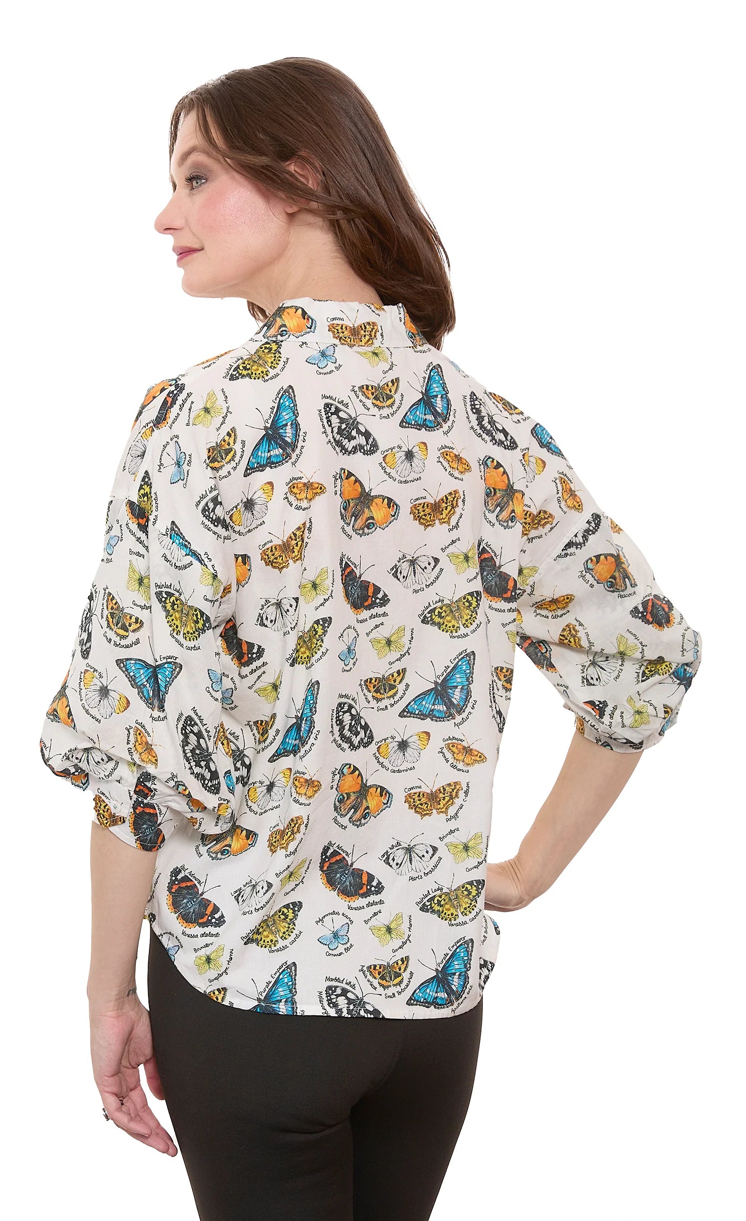Butterfly Print Milano Shirt