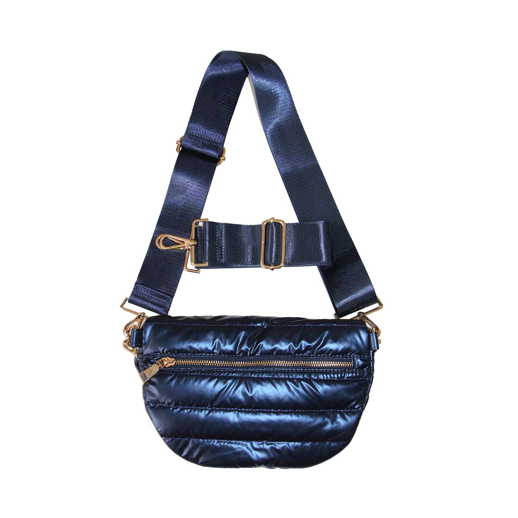 Nina Puffer Crossbody/Belt Bag - Sapphire