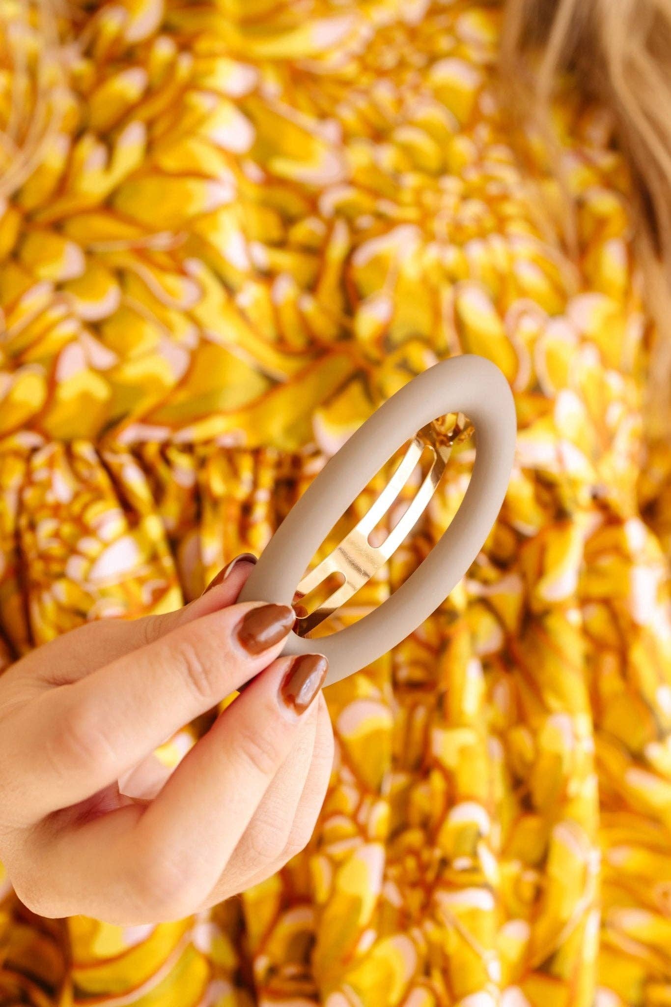 Oval Barrette