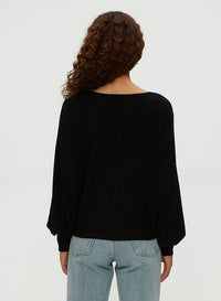 ROXY BALLOON SLEEVE TOP