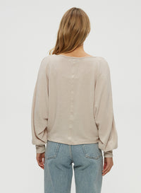 ROXY BALLOON SLEEVE TOP