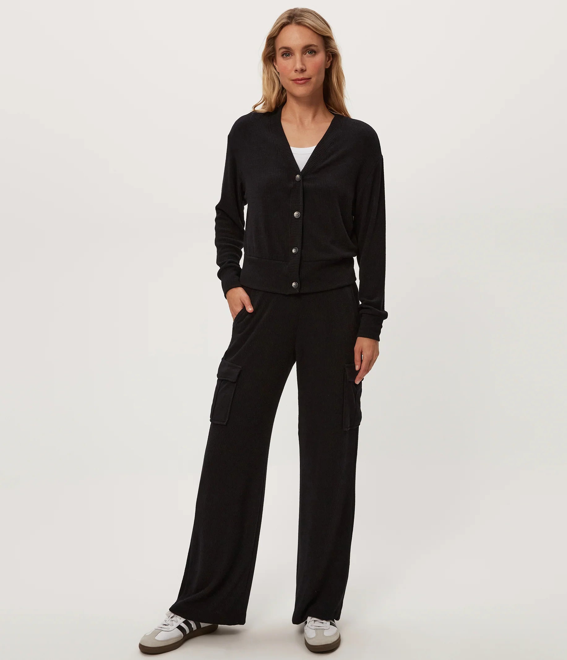 Avery Ribbed Cargo Pant