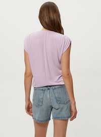 SHARON SHIRRED BUBBLE TOP