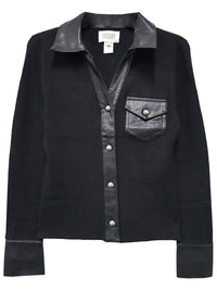 Isabella Faux Leather Top
