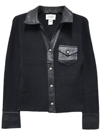Isabella Faux Leather Top