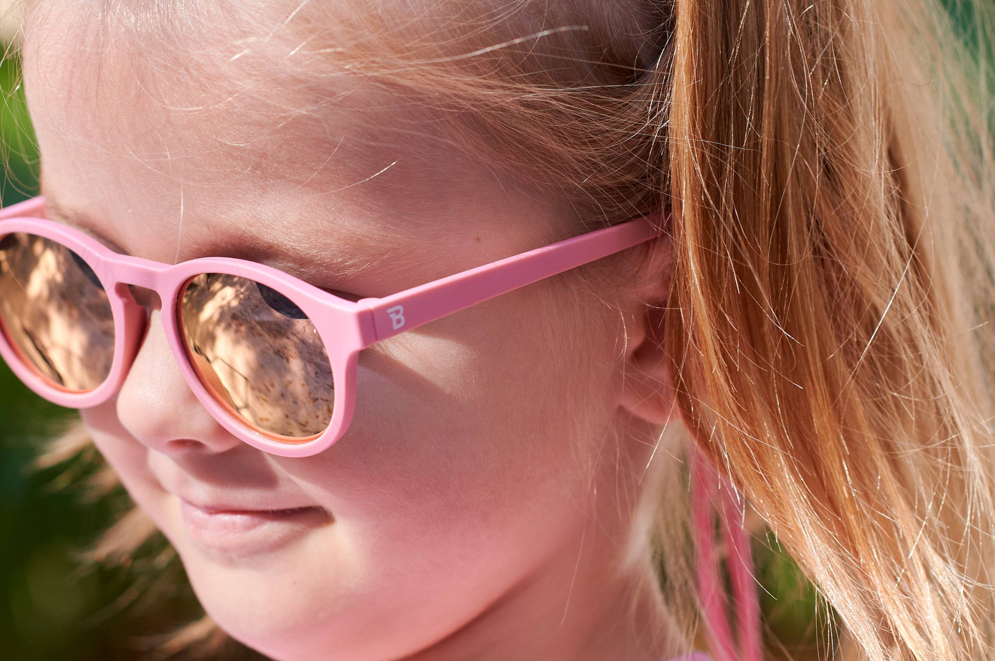 Baby & Kids Polarized Sunglasses - Pretty in Pink with Mirrored Lens