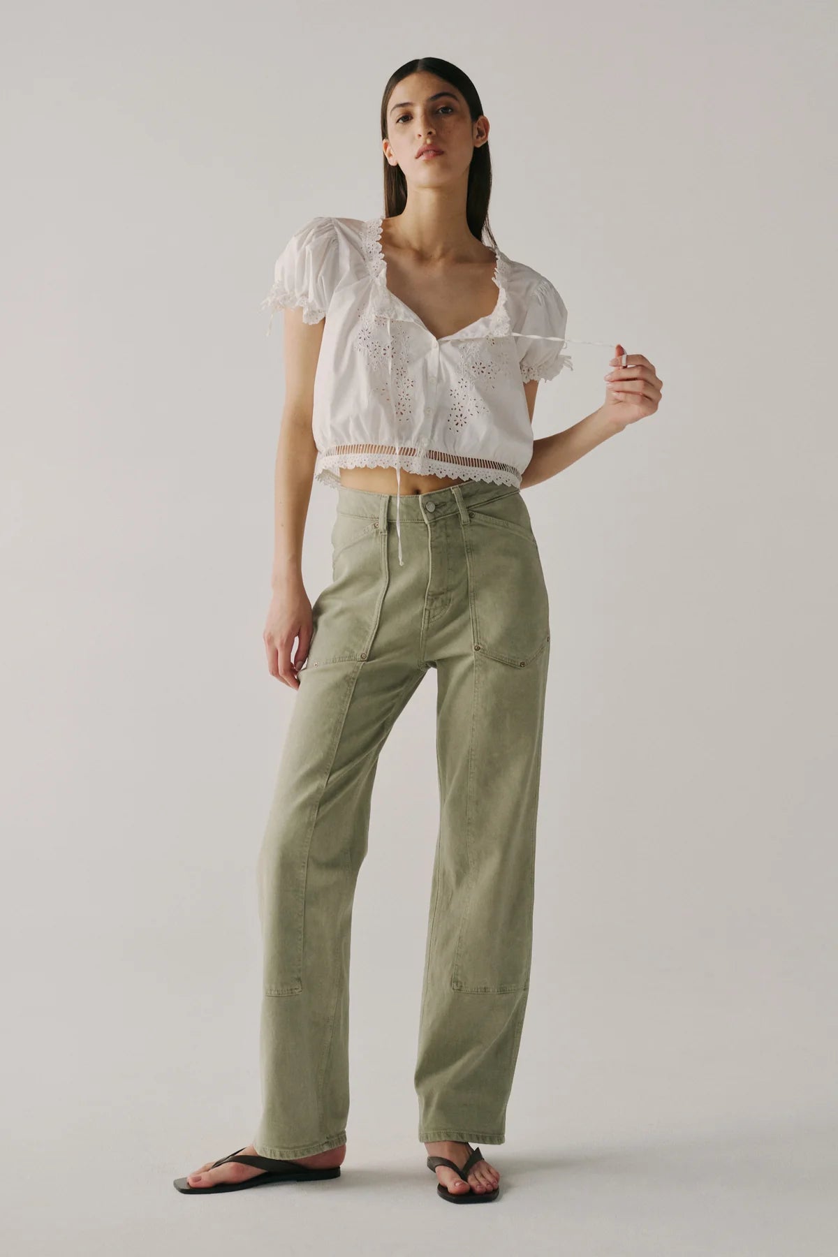 Laurel Green Utility Straight