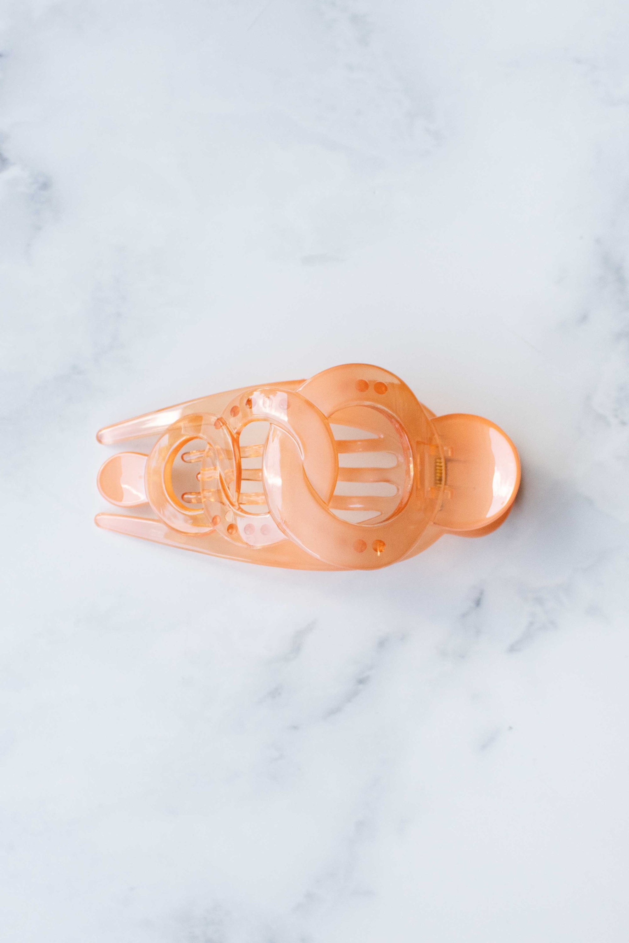 Glossy Geometric Hair Claw Clip