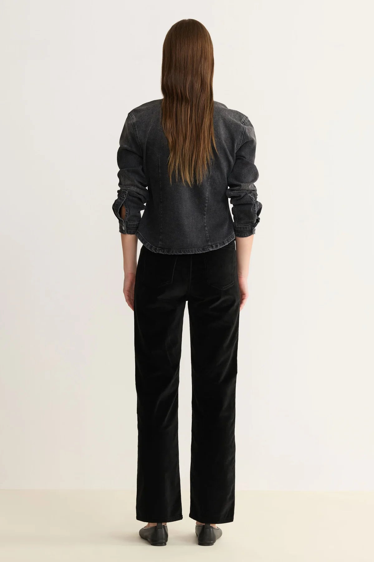 90's Straight Leg in Midnight Velvet