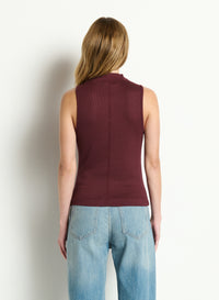 CHIARA DRAPE NECK TANK