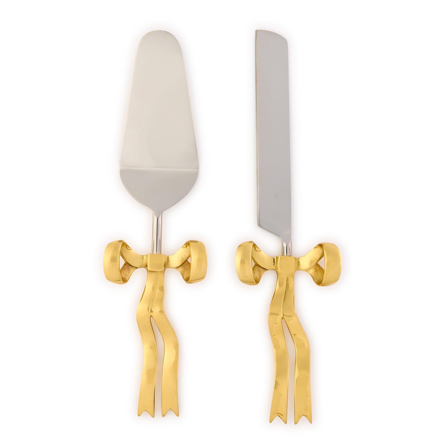 Bow Appetit 2 Piece Cake Server Set