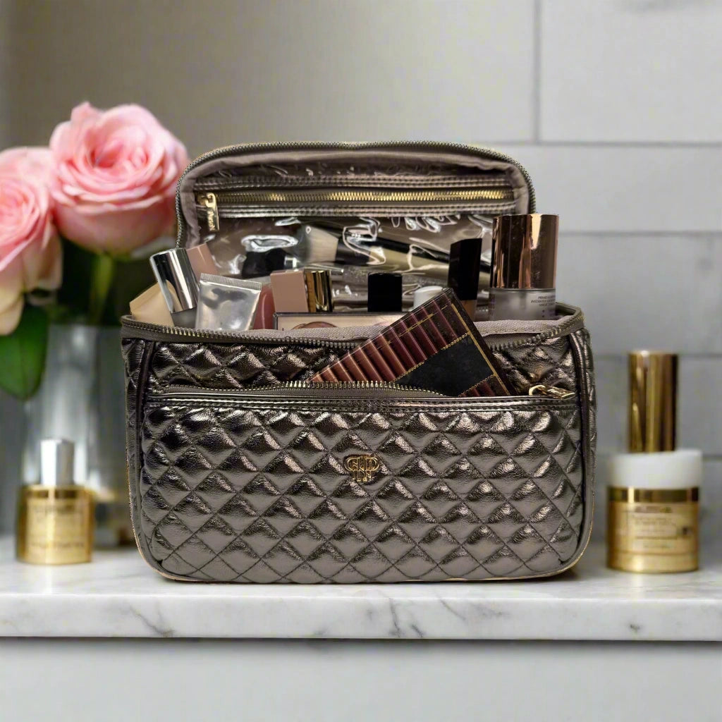 Classic Quilted Train Case