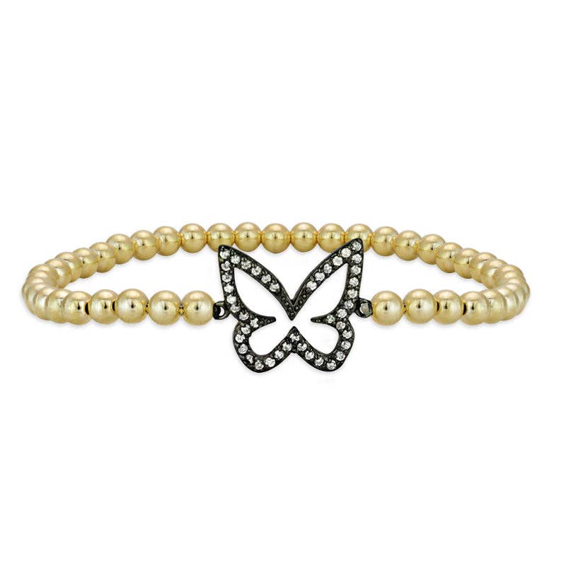 Gold Filed Butterfly Bracelet