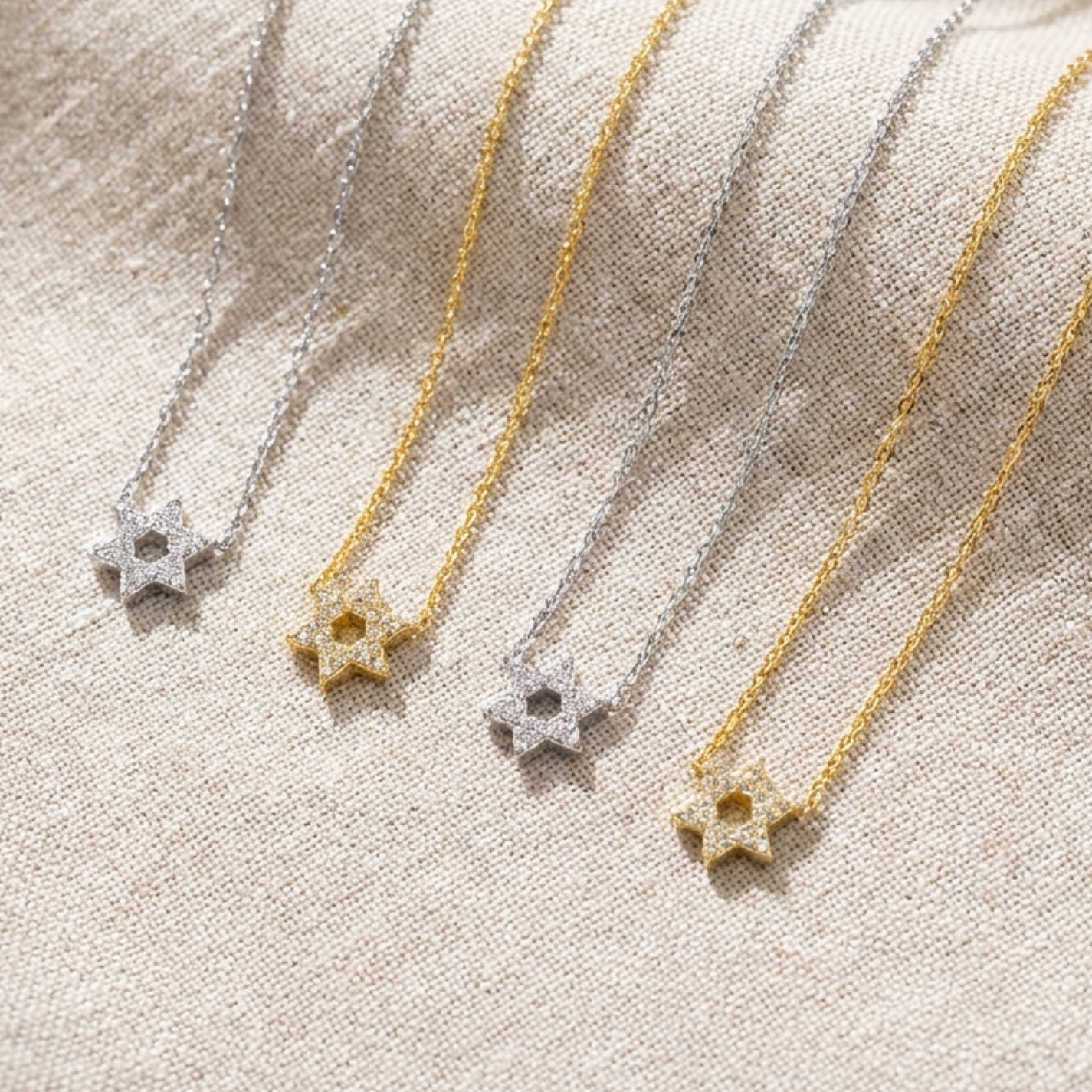 Dainty Star of David Necklace