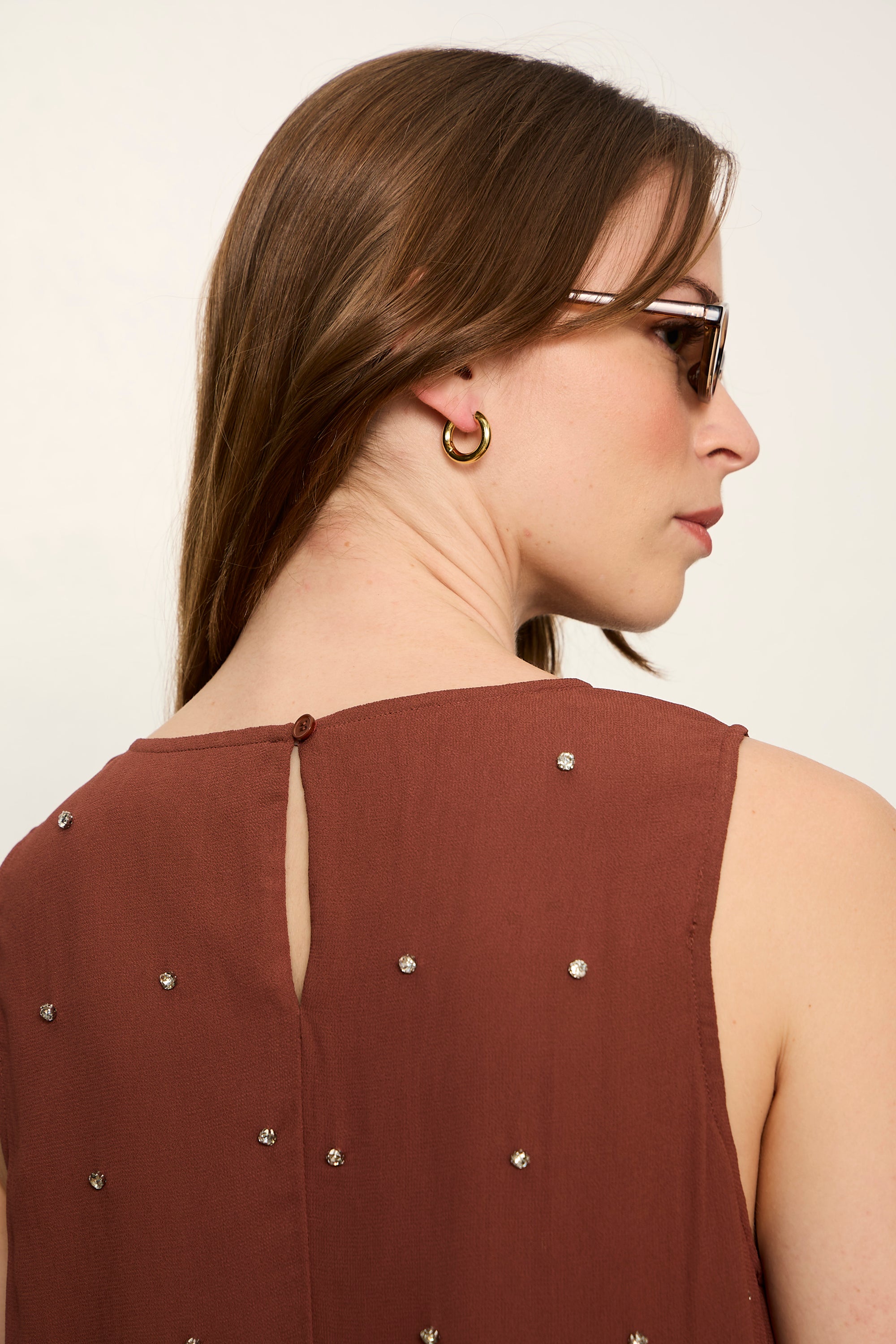 MARGO EMBELLISHED SHELL TOP