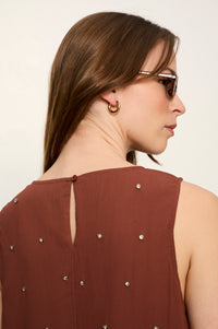 MARGO EMBELLISHED SHELL TOP