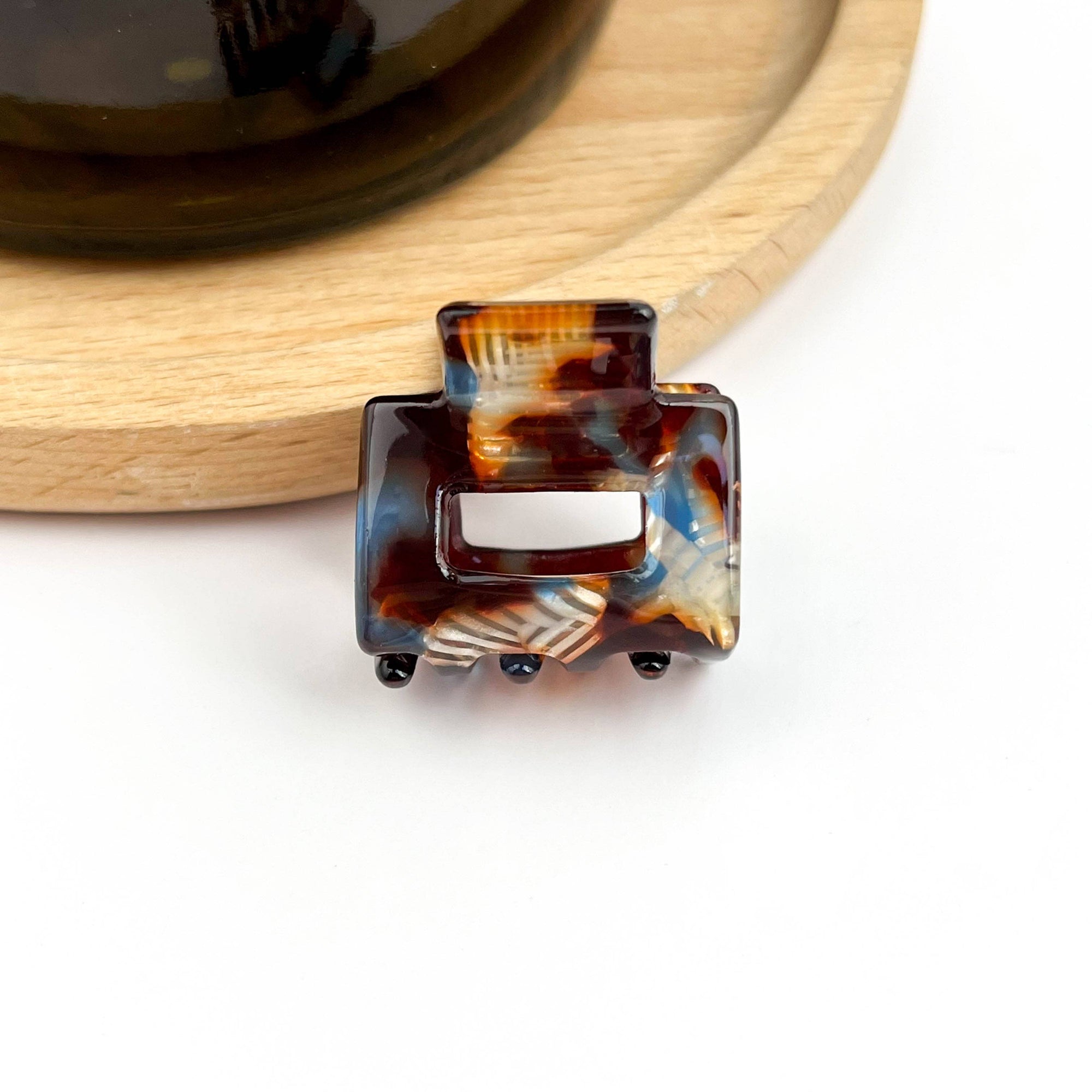Mini Square Hair Claw Clip