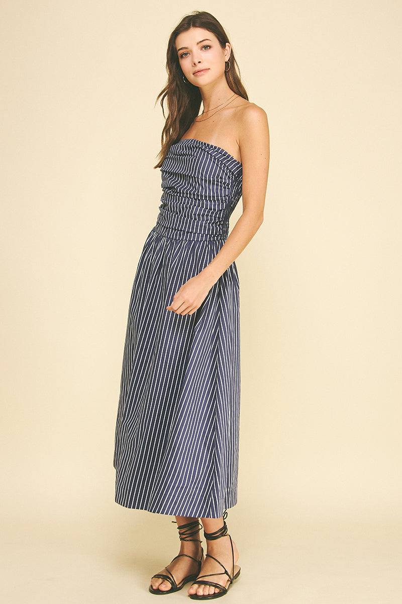 Strapless Midi Dress